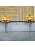 Csempeszintező és lapszintező készlet (fali, csavaros rendszerű) - 10 darabos csomag