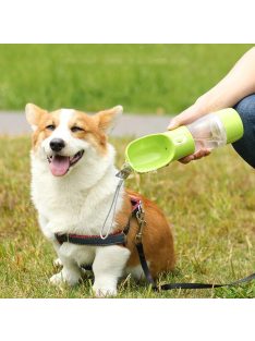   Hordozható, multifunkciós kisállat itató palack utazáshoz és sétákhoz
