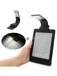   Olvasólámpa könyvekhez és e-bookokhoz, kompakt és hordozható kialakítással