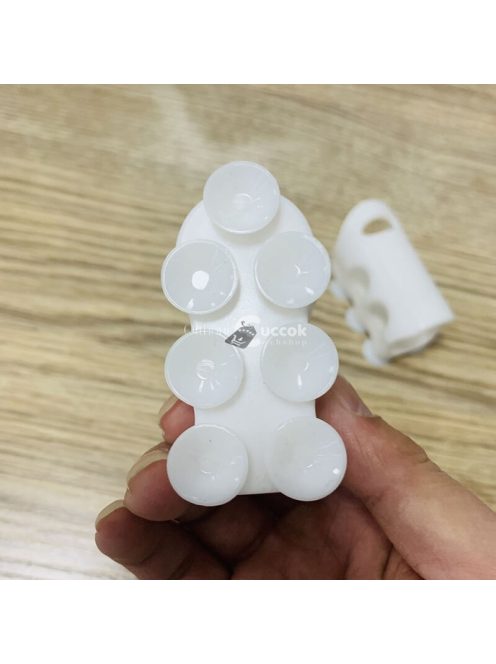 Tapadókorongos állítható zuhanyfej tartó fürdőszobai használatra