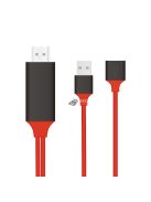 HDMI – USB átalakító kábel, kompatibilis telefon csatlakoztatásához HDMI eszközökhöz