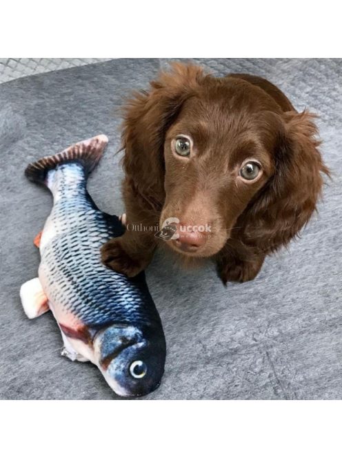 Ficánkoló Halacska Interaktív Elektromos Cicajáték Macskák Szórakoztatására