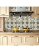 Öntapadós csempematrica szett, 15 db, "A" minta - dekoratív falburkolat felújításhoz