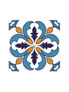 Öntapadós csempematrica szett, 15 db, "A" minta - dekoratív falburkolat felújításhoz