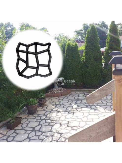 Beton öntőforma 60x60 cm kültéri járólap készítéshez