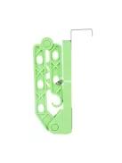 Kihajtható ajtóra akasztható fehér tároló akasztó