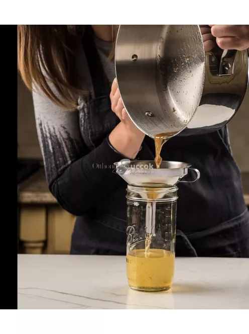 Rozsdamentes Acél Tölcsér Kávé és Tea Szűrőbetéttel