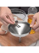 Rozsdamentes Acél Tölcsér Kávé és Tea Szűrőbetéttel