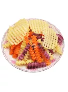 Hullámos zöldség szeletelő - Konyhai eszköz dekoratív zöldségvágáshoz