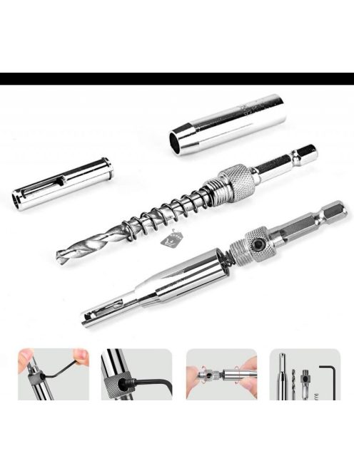 Központosító Fúrószár Precíziós Fúráshoz és Rögzítéshez