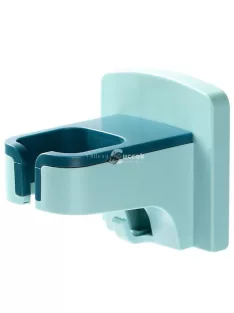   Fehér Öntapadós Hajszárító Tartó - Praktikus Fürdőszobai Kiegészítő