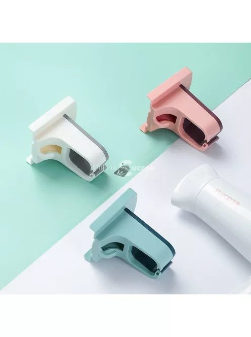 Fehér Öntapadós Hajszárító Tartó - Praktikus Fürdőszobai Kiegészítő