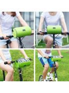 Többfunkciós kerékpáros kormánytáska Fekete - Vízálló és Praktikus Tárolómegoldás Biciklizéshez