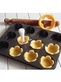   Kosárka formázó szett - sütemény- és desszertkészítő konyhai eszköz készlet