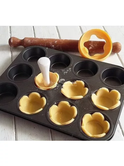 Kosárka formázó szett - sütemény- és desszertkészítő konyhai eszköz készlet