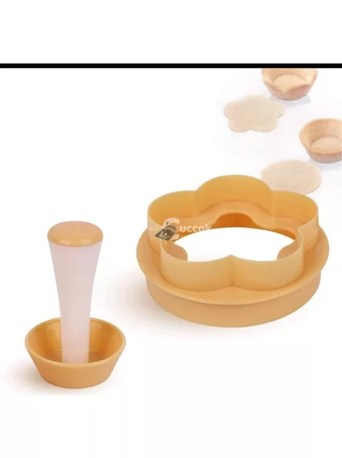 Kosárka formázó szett - sütemény- és desszertkészítő konyhai eszköz készlet