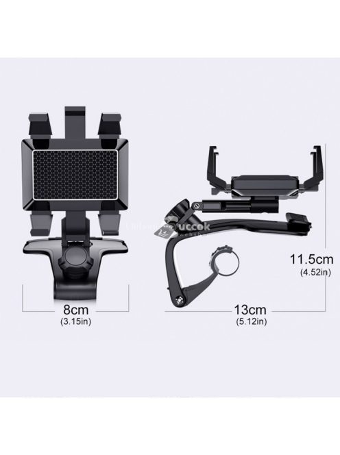 Univerzális autós telefontartó navigációhoz és kéz nélküli hívásokhoz