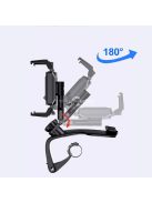 Univerzális autós telefontartó navigációhoz és kéz nélküli hívásokhoz