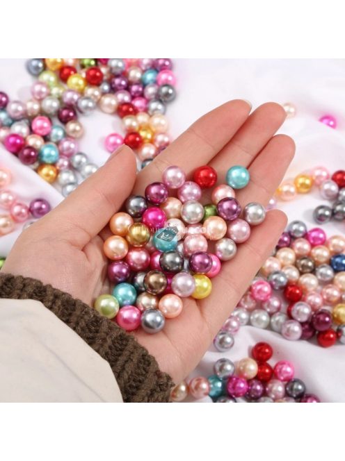 Díszítő Gyöngy Készlet (625db) - Fehér Színű Dekorációs Kellékek Kézműves Projektekhez