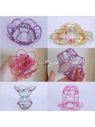 Kreatív stresszoldó játék kék színben, relaxációs és fókuszáló eszköz