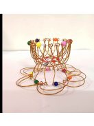 Kreatív stresszoldó játék kék színben, relaxációs és fókuszáló eszköz