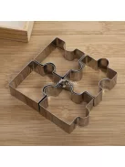 Puzzle alakú süteménykiszúró forma készlet (4 darab) sütéshez