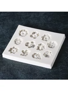   Szilikon fondant forma - tortadíszítő eszköz sütéshez és cukrászati dekorációhoz