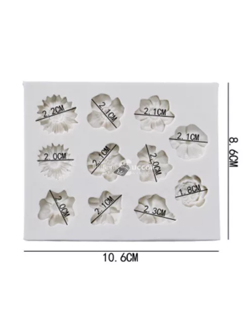 Szilikon fondant forma - tortadíszítő eszköz sütéshez és cukrászati dekorációhoz