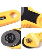 45mm-es Textilvágó Körkés Szövetekhez és Kézműves Projektekhez