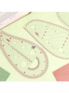   Íves tervezővonalzó készlet (4 db) - Precíziós rajzoláshoz és tervezéshez