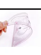 Íves tervezővonalzó készlet (4 db) - Precíziós rajzoláshoz és tervezéshez