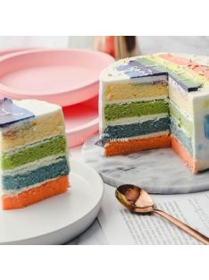   Szilikon tortalap sütőforma rózsaszín, tapadásmentes sütéshez