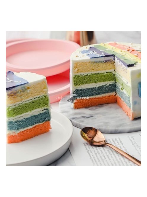 Szilikon tortalap sütőforma rózsaszín, tapadásmentes sütéshez