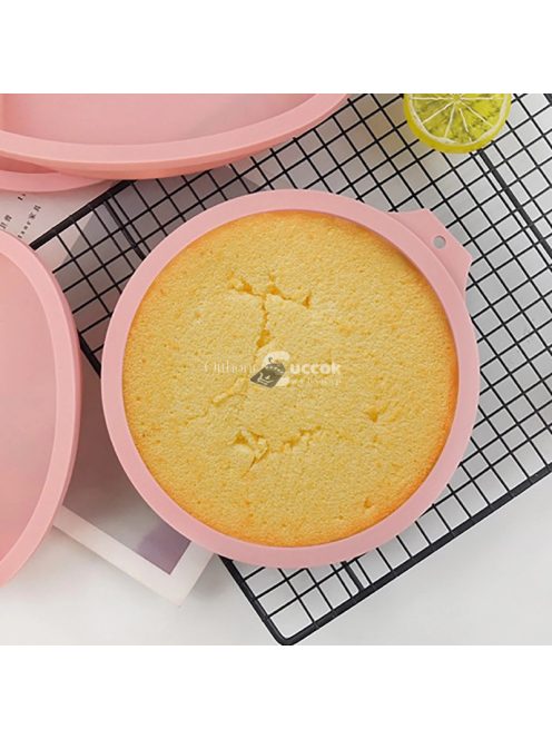Szilikon tortalap sütőforma rózsaszín, tapadásmentes sütéshez