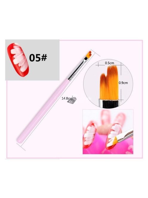 Körmös Díszítő Ecset - Precíziós Nail Art Brush