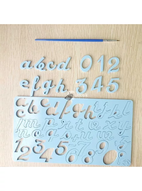 Betűnyomda tortadíszítéshez - Kreatív sütemény dekorációs eszköz szett