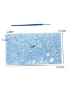 Betűnyomda tortadíszítéshez - Kreatív sütemény dekorációs eszköz szett