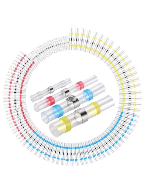 Hőre zsugorodó hüvely ónnal, elektromos kábelcsatlakozáshoz (100db)