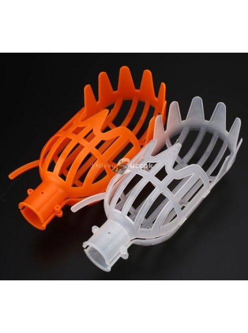 Gyümölcsszedő fej - fehér színű, praktikus kerti eszköz gyümölcsök könnyű és hatékony leszedéséhez