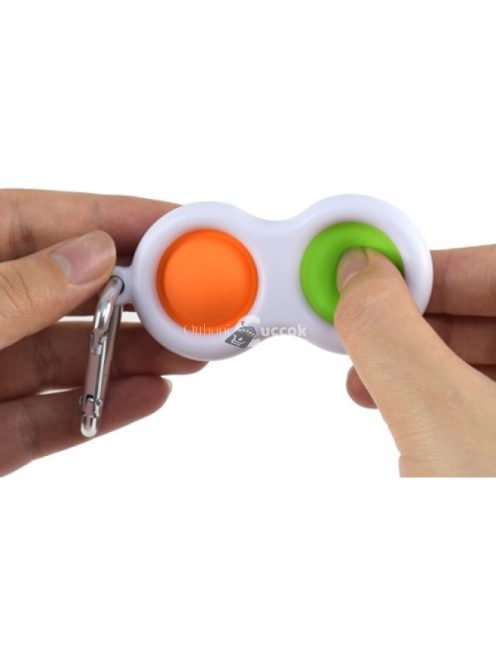 Pop It stresszoldó kulcstartó játék gyermekeknek és felnőtteknek