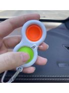 Pop It stresszoldó kulcstartó játék gyermekeknek és felnőtteknek