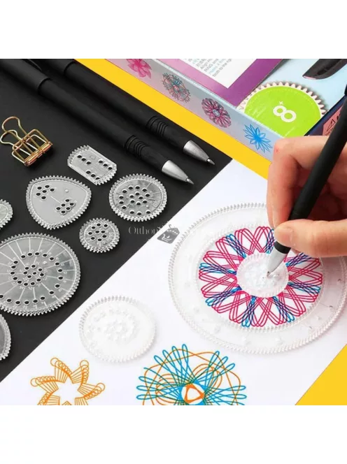 Geometriai rajz játék készlet gyerekeknek (20 részes)