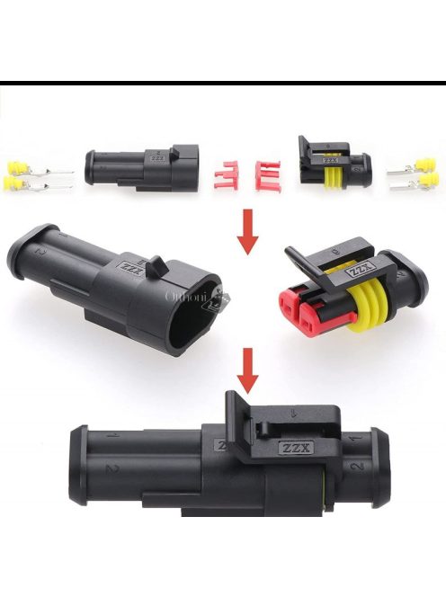 Vízálló Elektromos Csatlakozó Készlet (352 db -os) - Ideális Kültéri és Nedves Környezetekhez