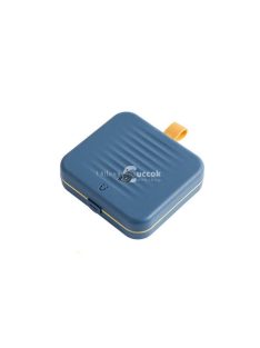   Hordozható Varrókészlet Kék Színben - Alapvető Varrási Kellékekkel és Tartozékokkal