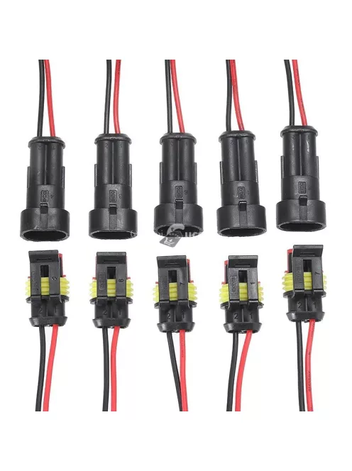 Vízálló elektromos csatlakozó készlet (5 pár) kültéri használatra