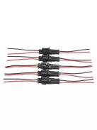 Vízálló elektromos csatlakozó készlet (5 pár) kültéri használatra