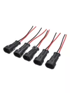 Vízálló elektromos csatlakozó készlet (5 pár) kültéri használatra