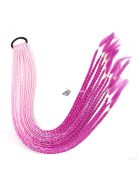 Fonott Hajgumi Fehér-Rózsaszín Színkombinációban, Hajformázó Kiegészítő