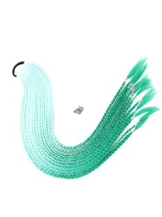   Fonott Hajgumi Fehér-Rózsaszín Színkombinációban, Hajformázó Kiegészítő