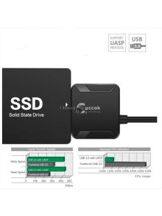   USB 3.0 - SATA adapter külső merevlemez csatlakoztatásához